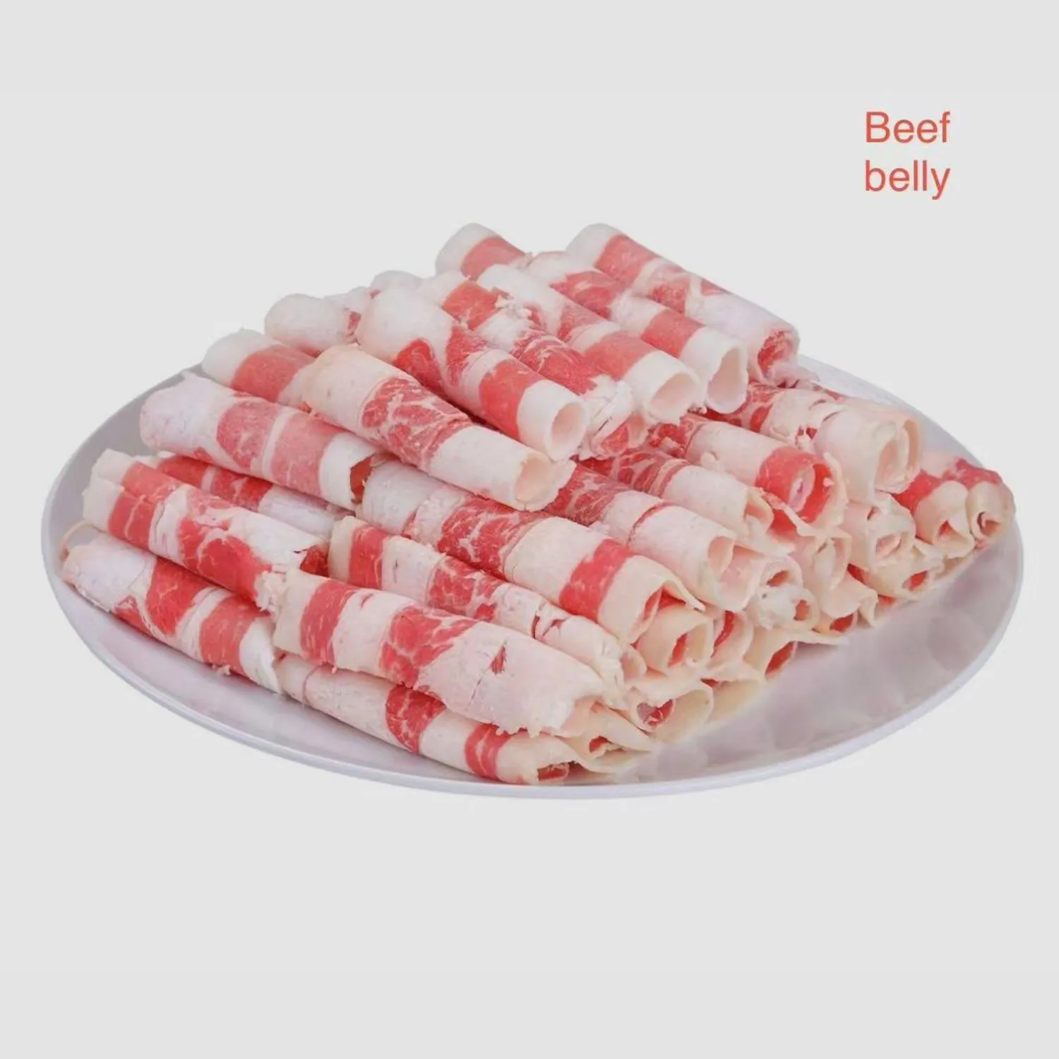 Thinly sliced beef belly rolls at Shila Korean BBQ And Hot Pot, a Asian Fusion Restaurant in Oklahoma City